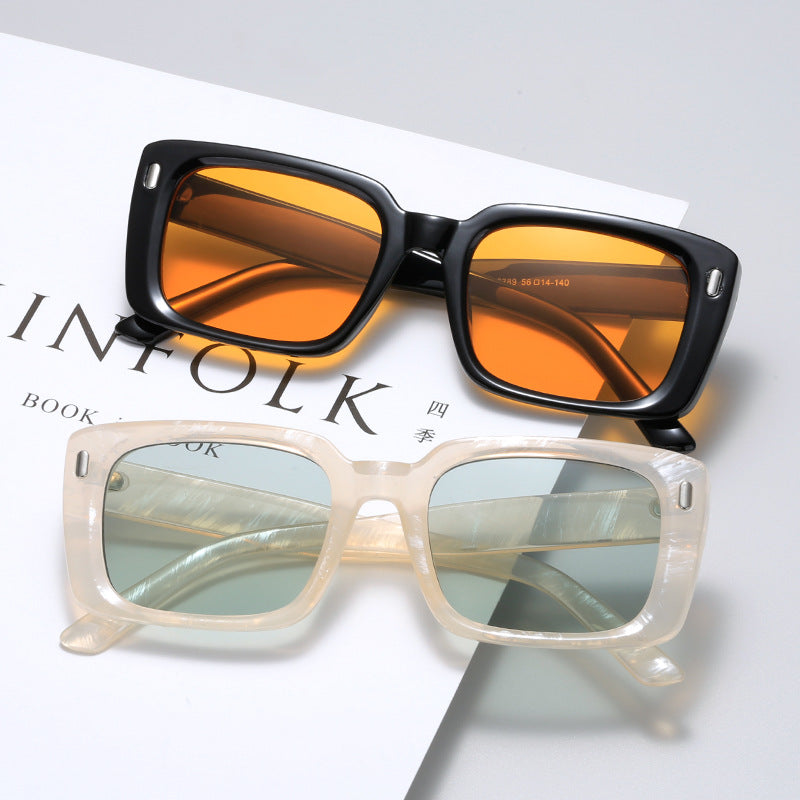 Damen zeitgenössische oversized Sonnenbrille Karnz