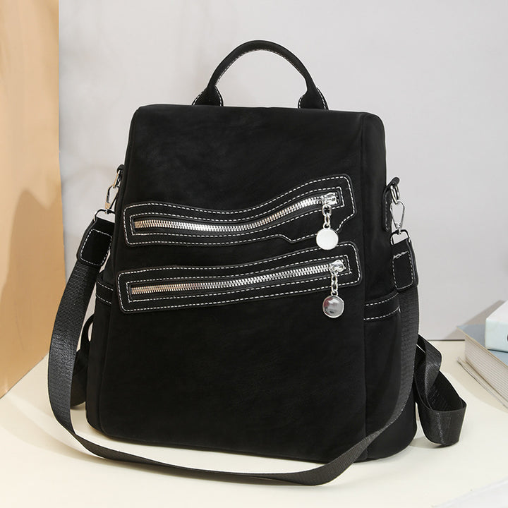 Stylischer Multi-Reißverschluss-Rucksack Karnz