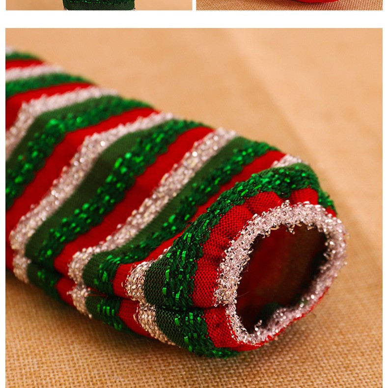 Weihnachtlicher Plüschsocken