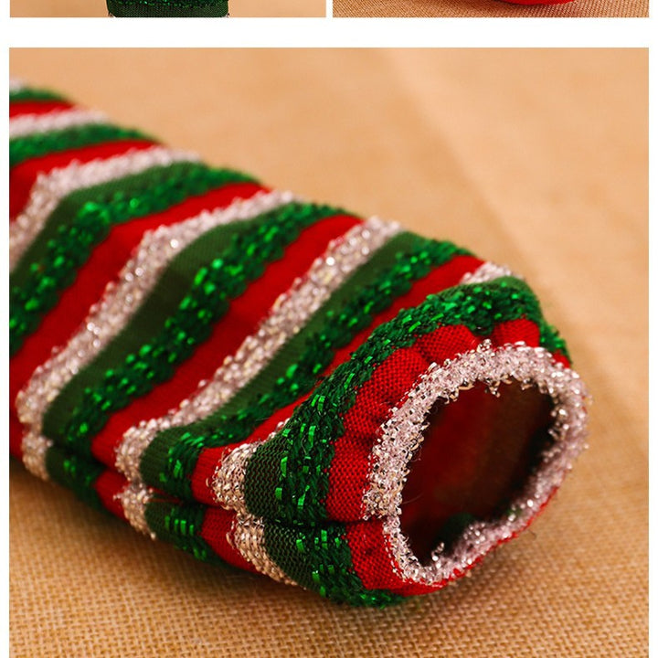 Weihnachtlicher Plüschsocken