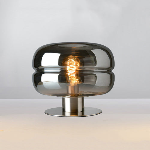 Künstlerische Tischlampe mit einzigartigem Glasdesign