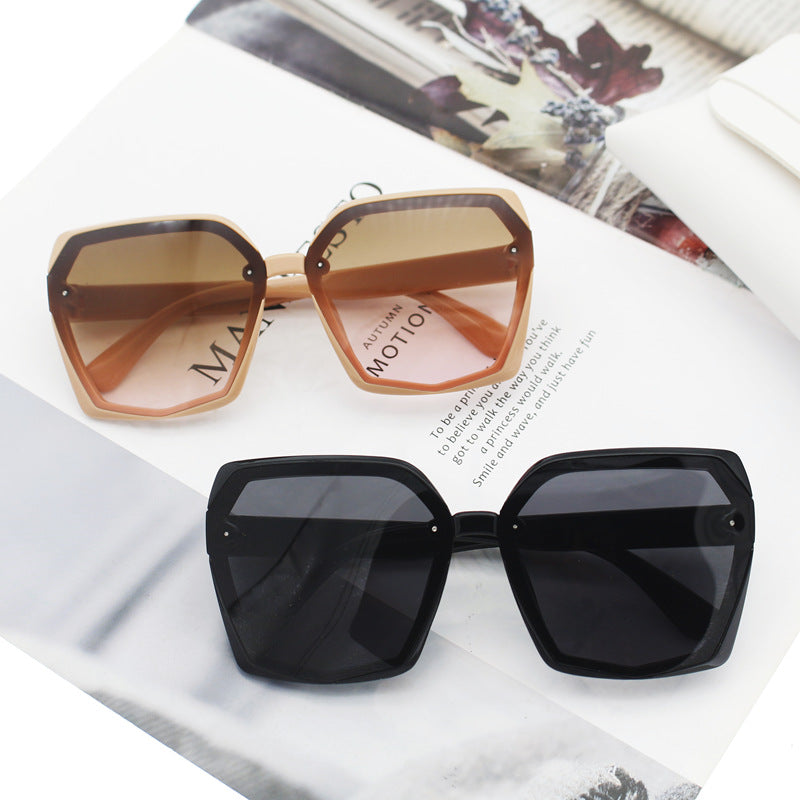 Damen Designer-Sonnenbrille im eleganten Hexagon-Design Karnz