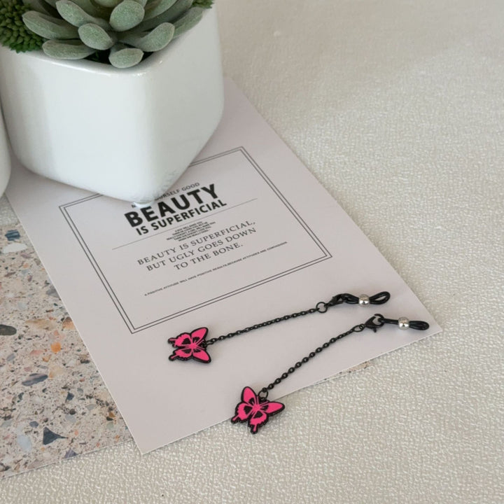 Schmetterlings-Themen-Brillenkettenhalter Karnz
