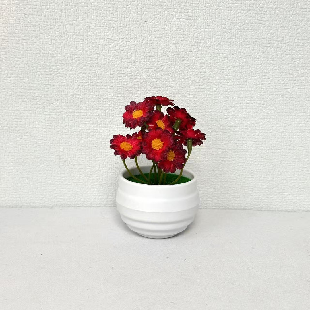 Künstliches Orchideen-Blumenarrangement für die Wohnraumausstellung