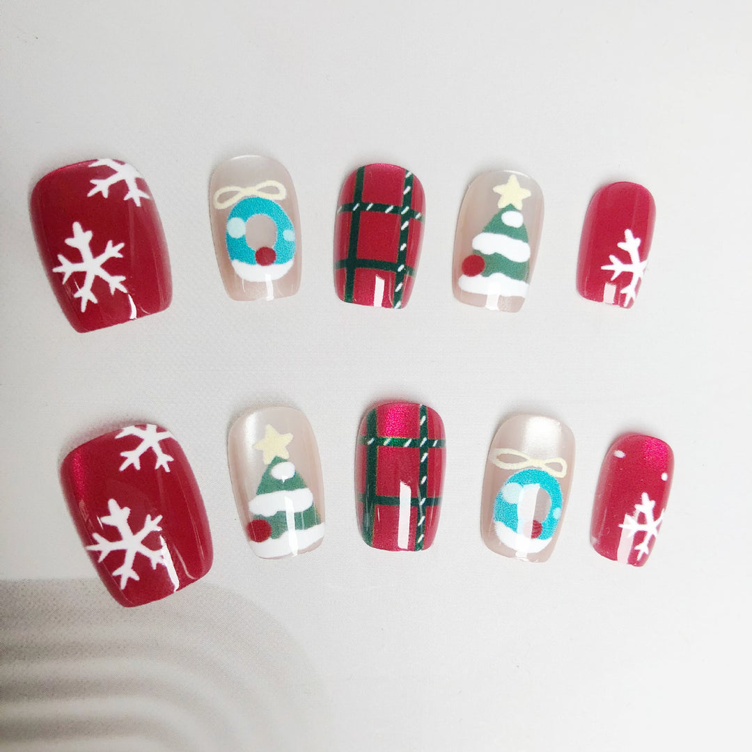 Urlaubs-Themen Press-On Nagelkunst Set