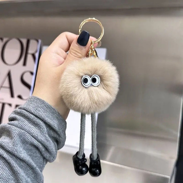 Spaß Fluffiger Charakter Schlüsselanhänger Karnz