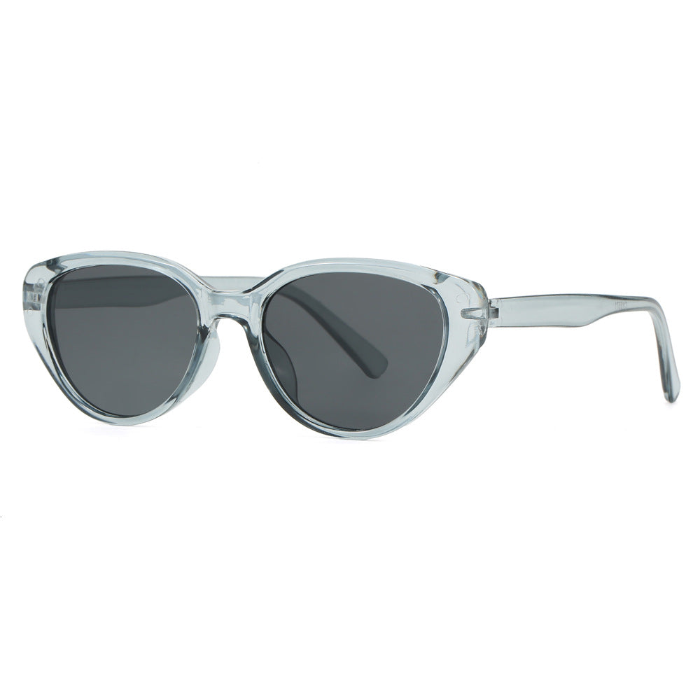 Damen Cat-Eye Sonnenbrille mit trendigem Leopardenmuster Karnz