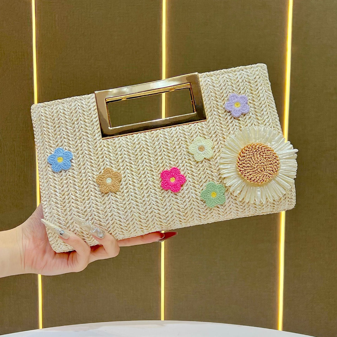 Dekorative Blumen-Handtasche
