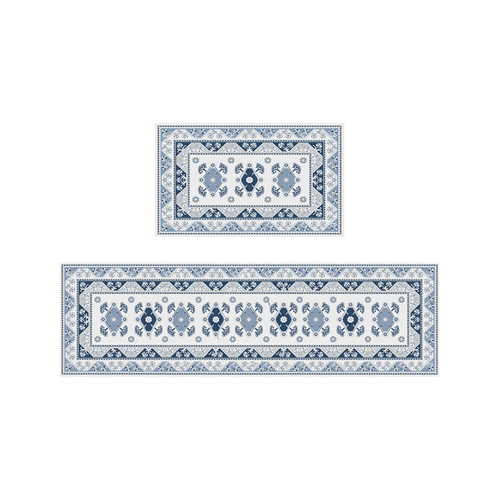 Vintage Floral Print Tischläufer Set Karnz