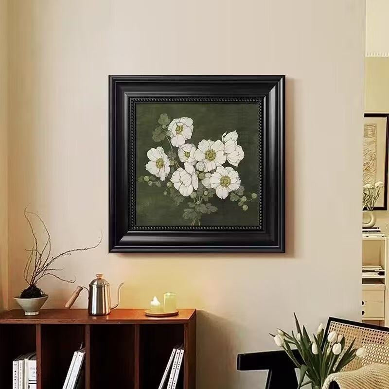 Dekorativer Floral Artwork Rahmen für das Zuhause