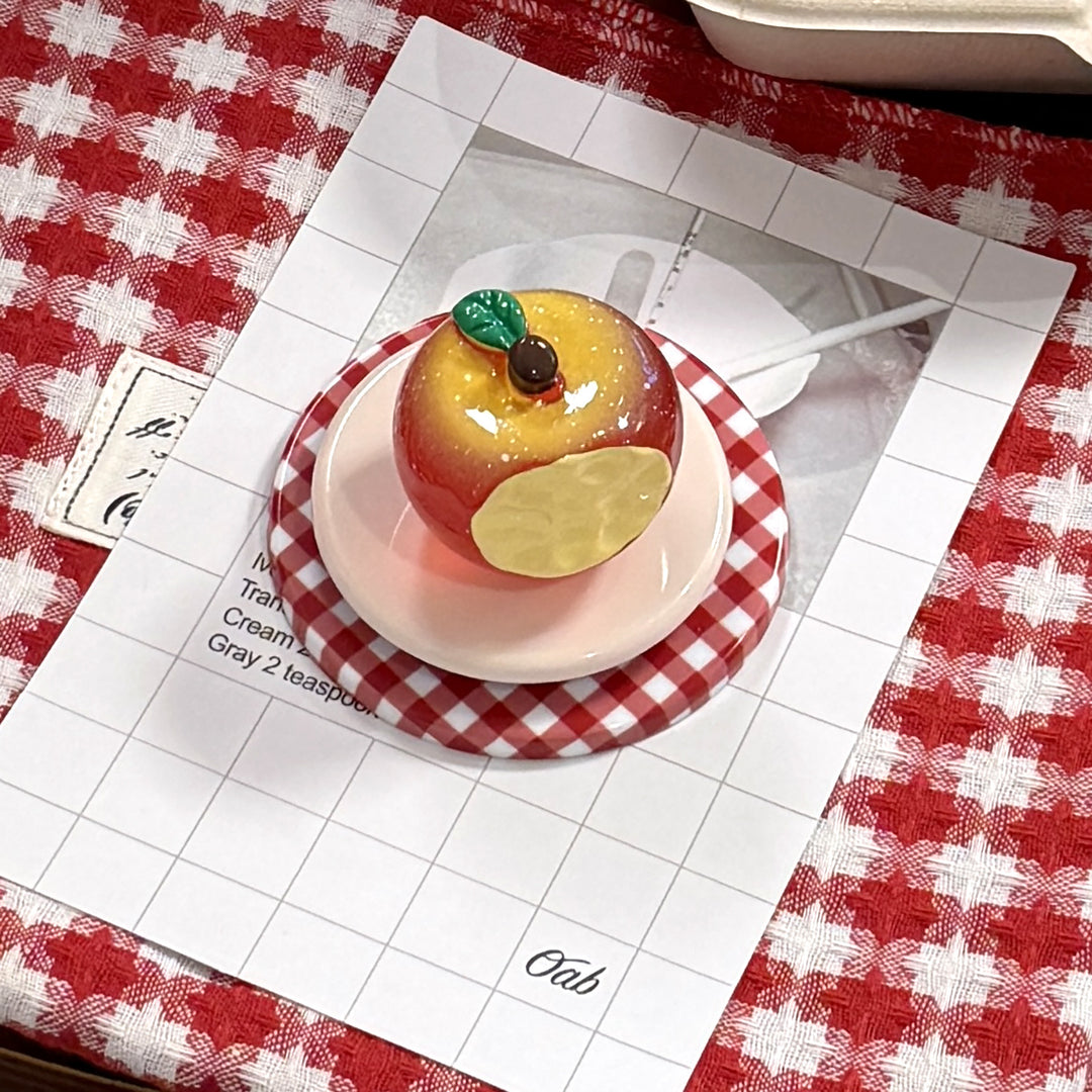 Ausgefallener Untersetzer im Apfel-Design Karnz