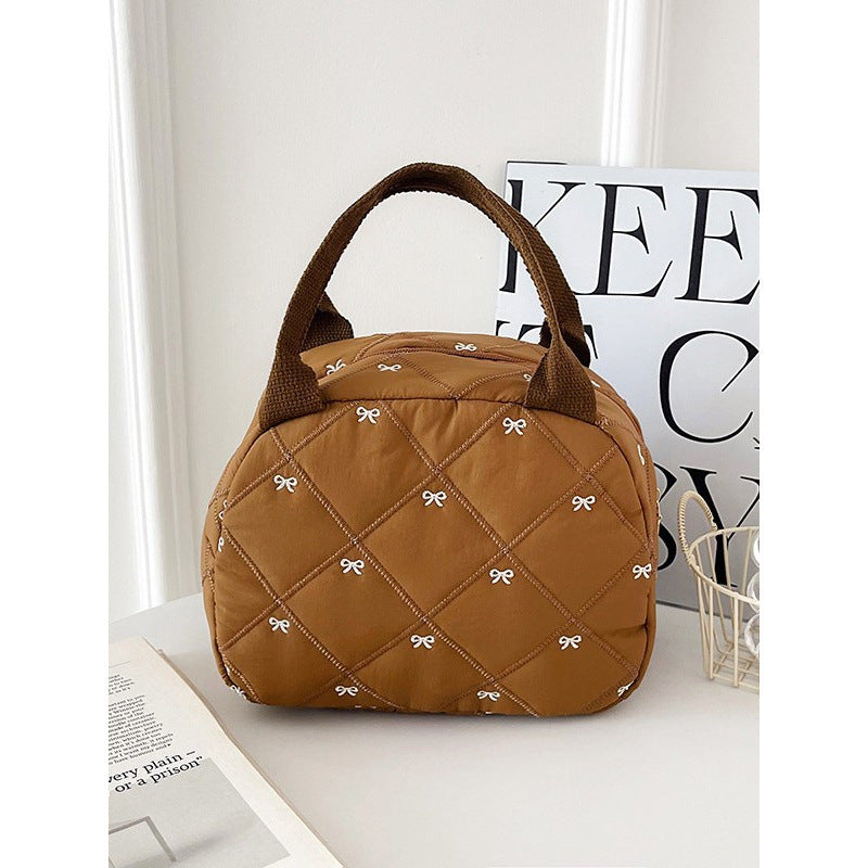 WoQuilted Bogen Detail Handtasche Karnz