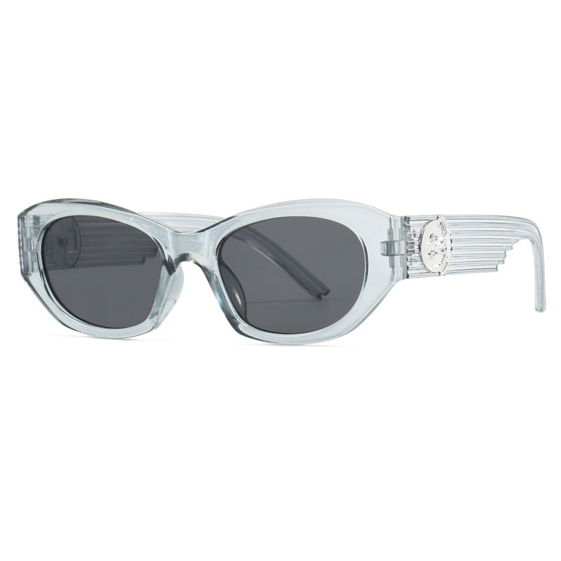 Damen Modische Sonnenbrille im auffälligen Design mit luxuriösen Rahmenelementen Karnz