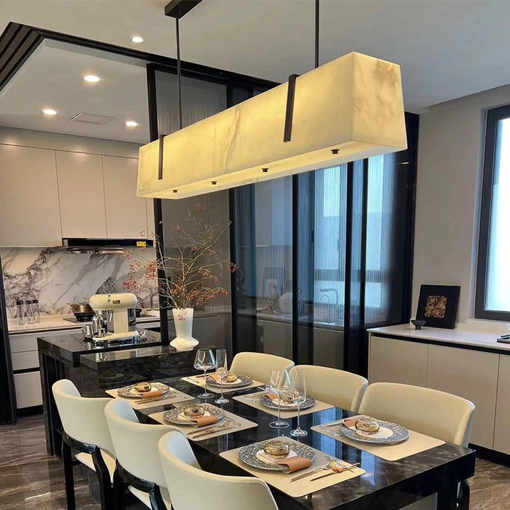 Moderne elegante lineare Pendelleuchte