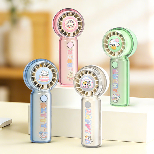 Damen tragbarer Mini-Ventilator mit fröhlichem Design Karnz