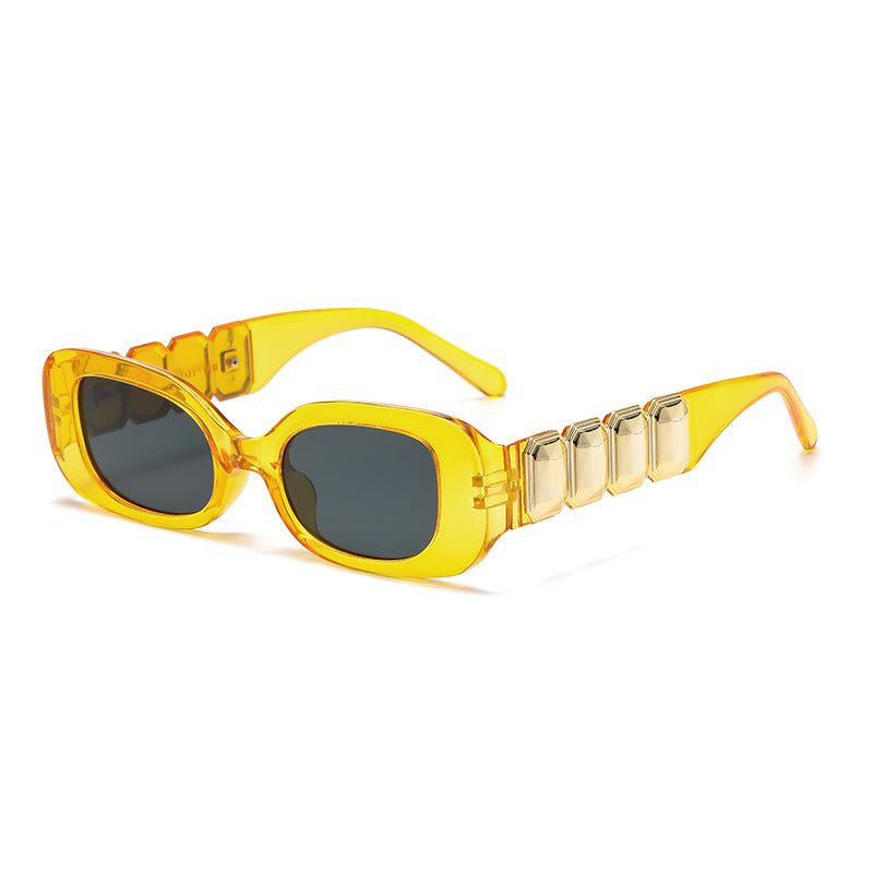 Damen modische Sonnenbrille mit glamourösem Rahmen Karnz