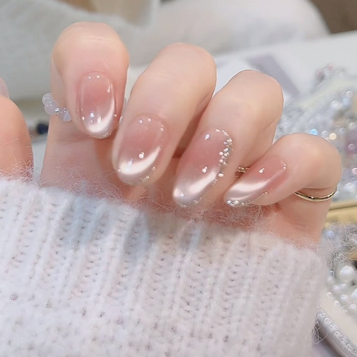 Ombre Glossy Press-On Nagelverlängerungen