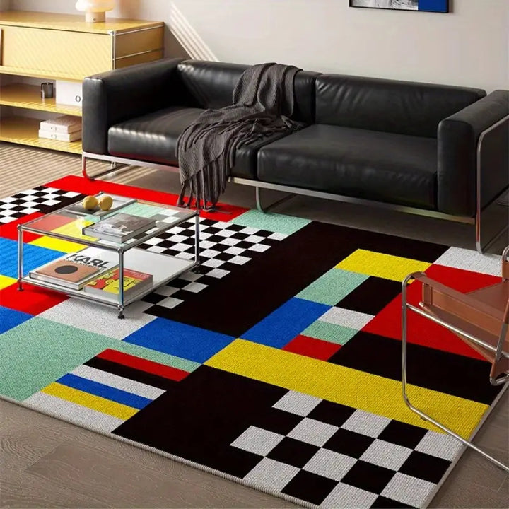Zeitgenössischer geometrischer Teppich