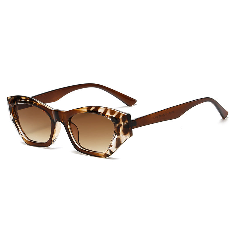 Damen modische quadratische Sonnenbrille mit UV-Schutz und flexiblem Gestell Karnz