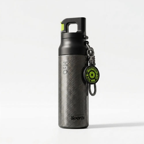 Damen Sportliche Wasserflasche mit innovativem Verschluss Karnz