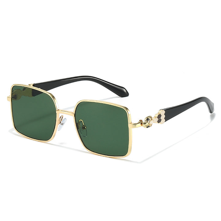 Chic Dekorative Quadratische Rahmen Sonnenbrille Karnz
