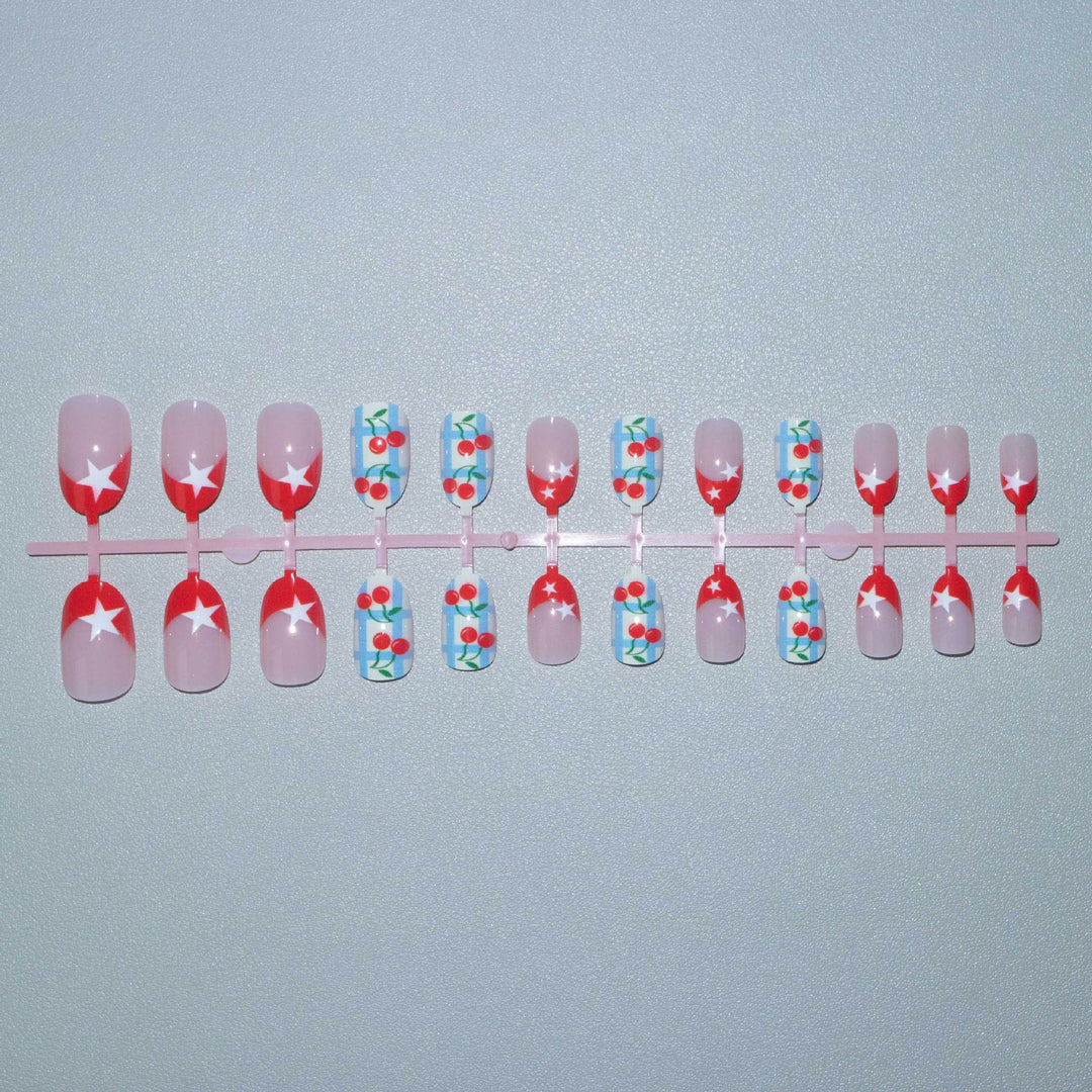 Kirschblüten-Themen-Nagelkunst-Set
