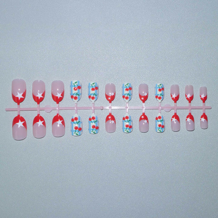 Kirschblüten-Themen-Nagelkunst-Set