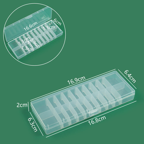 Multi-geteilter Bastel-Organizer Box Karnz