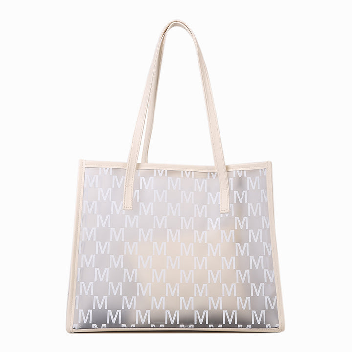 Transparente Strukturierte Tote-Handtasche