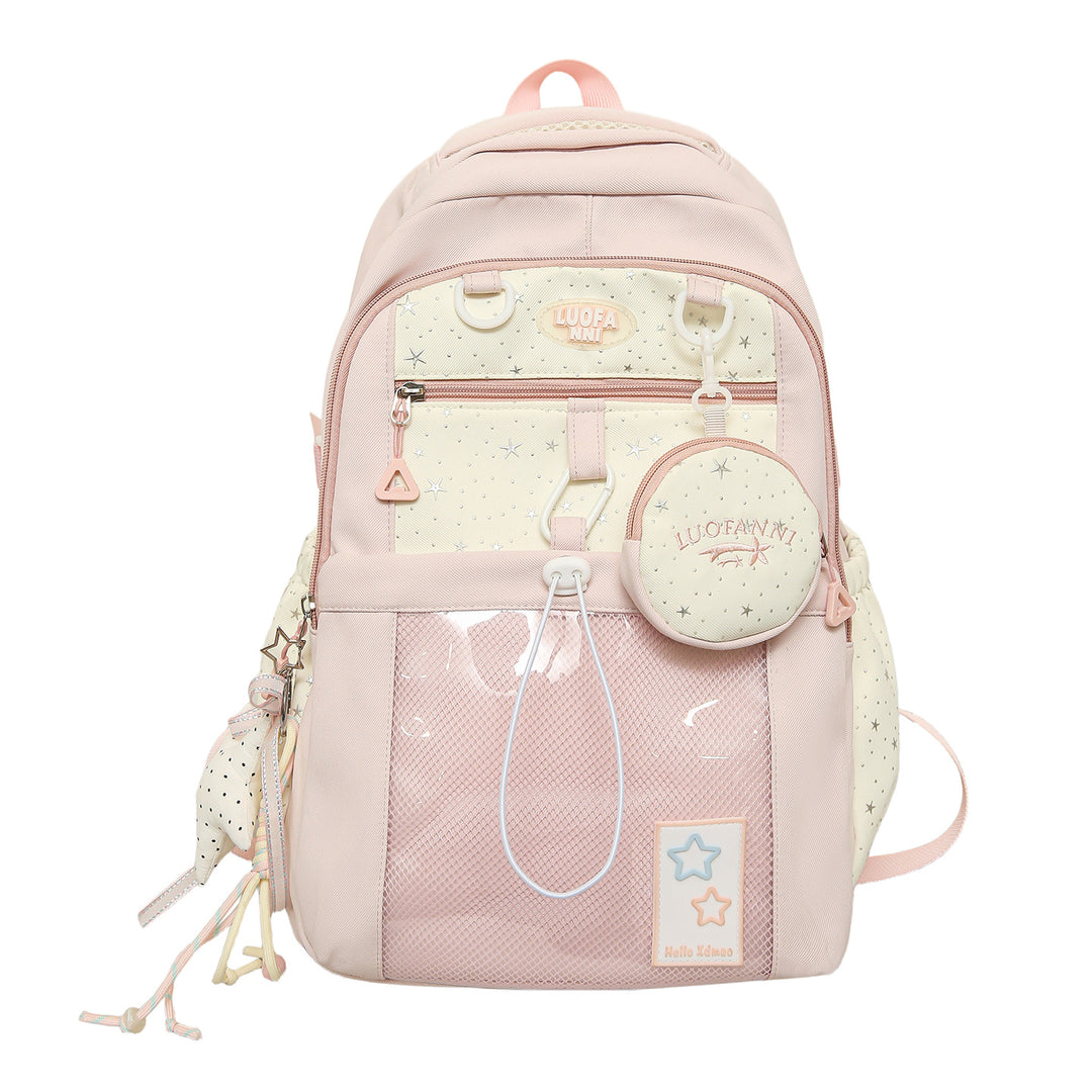 Stylischer Multifunktions-Rucksack mit gepolsterten Gurten Karnz