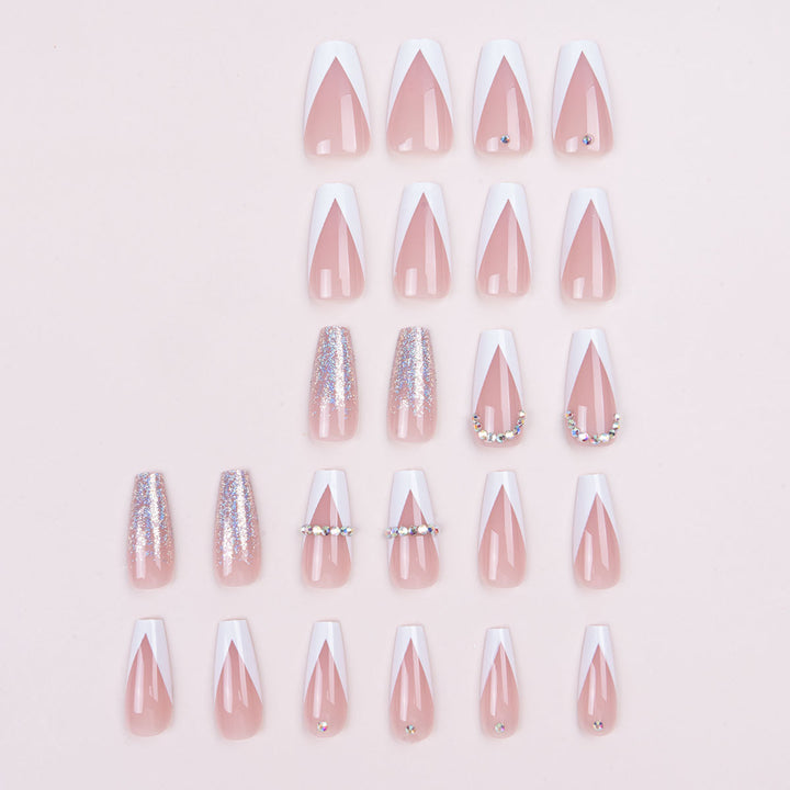 Glamouröse Stiletto Press-On Nägel Set