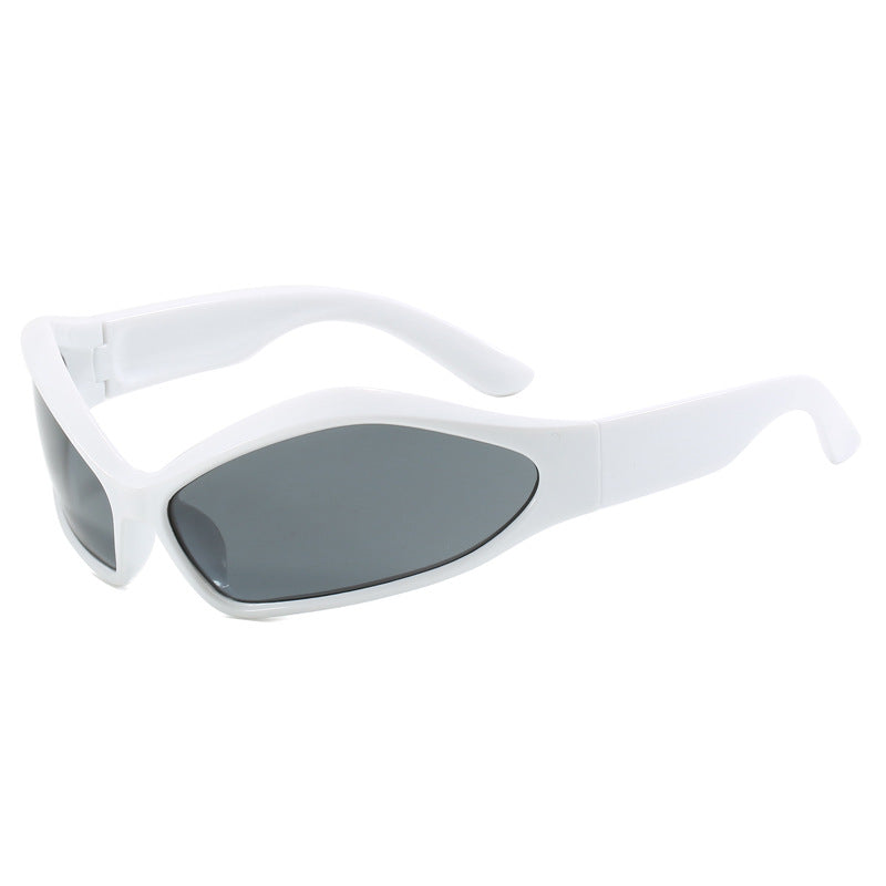 Damen Sportliche Sonnenbrille mit aerodynamischem Design Karnz