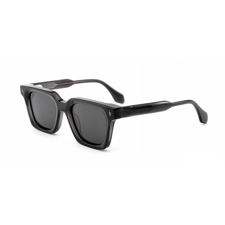 Damen klassische quadratische Sonnenbrille mit robustem Rahmen und UV-Schutz Karnz