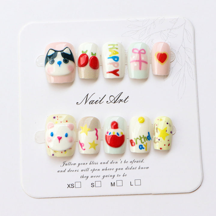 Spaß Thematic Press-On Nail Set