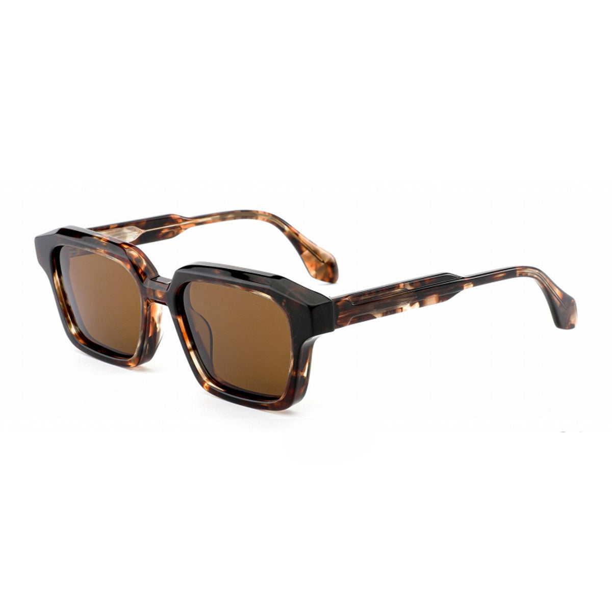 Damen modische Sonnenbrille im innovativen kubistischen Design Karnz