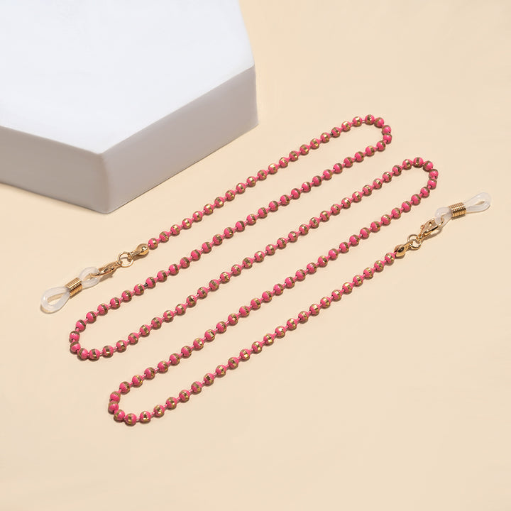 Elegante Perlen Brillenhalter Kette Karnz