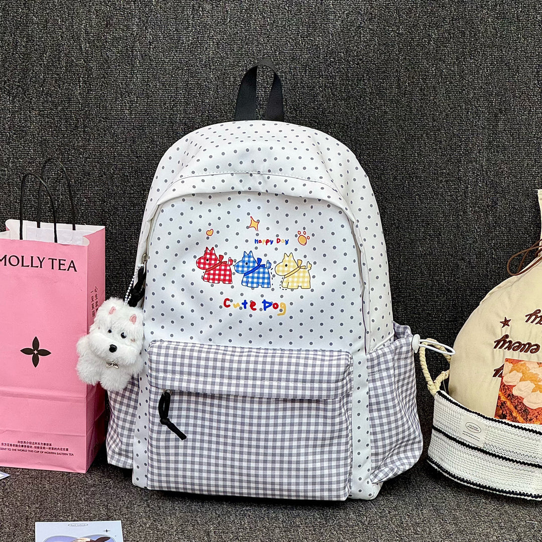 Adorable illustrierte hundethemen Rucksack