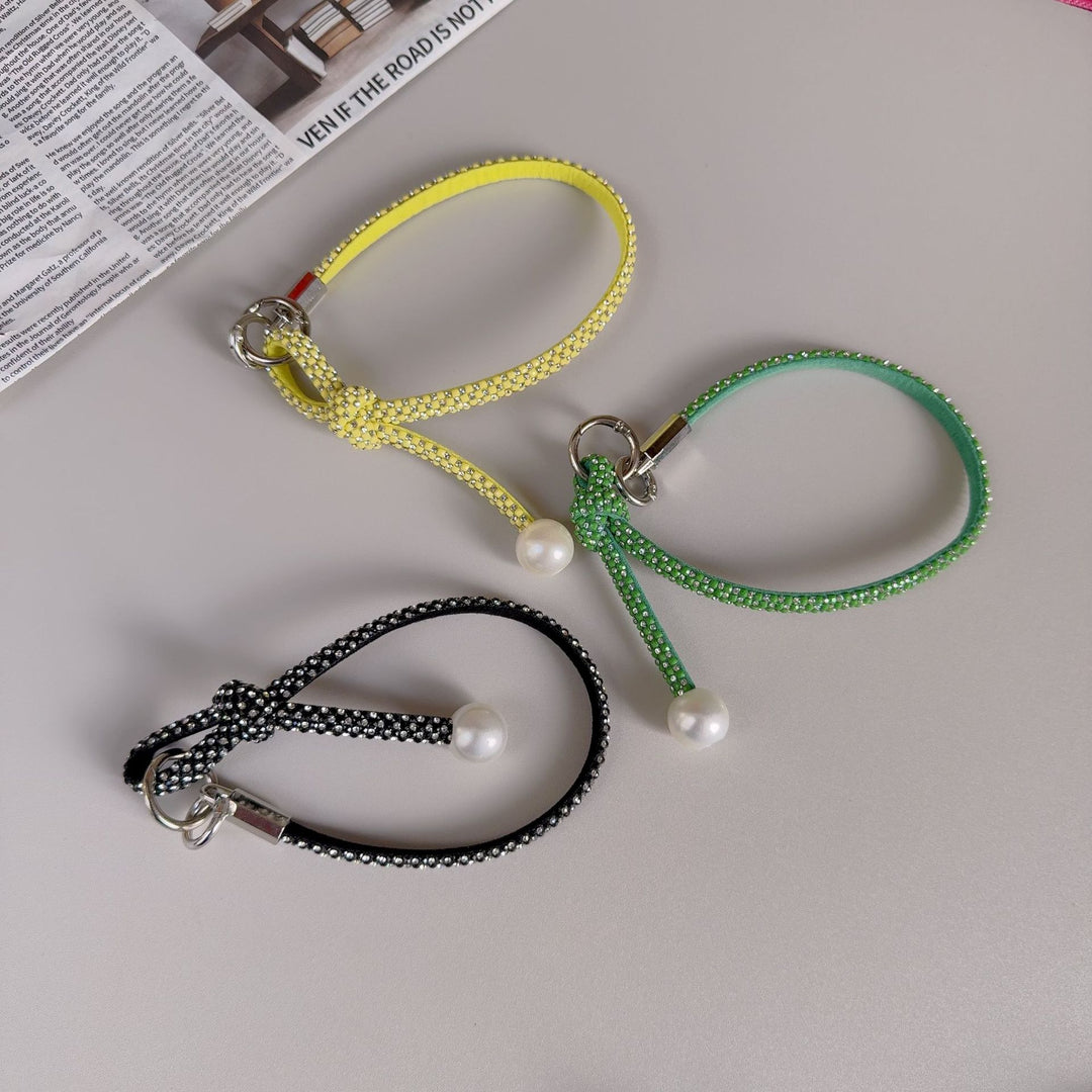 Elegante geknotte Perlenarmband-Band Karnz