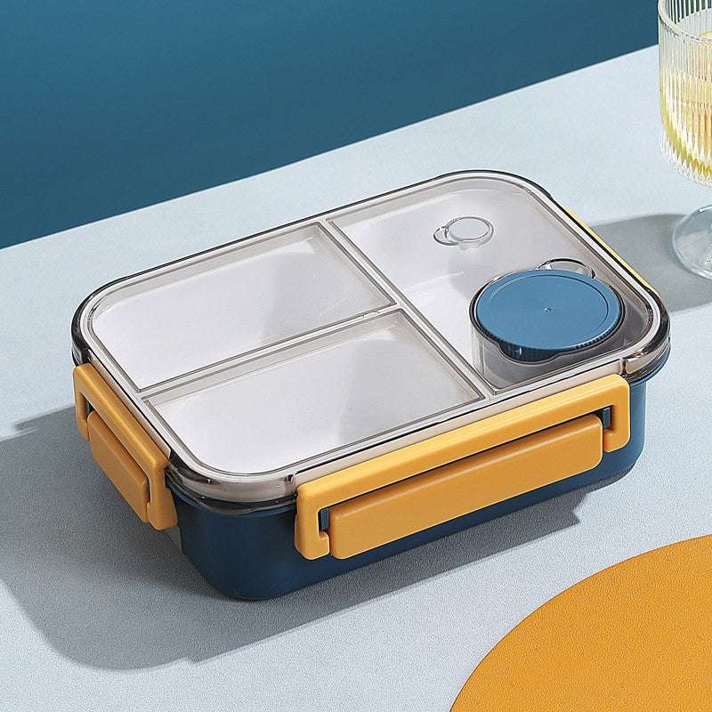 Edelstahl Bento-Box mit auslaufsicherem Deckel