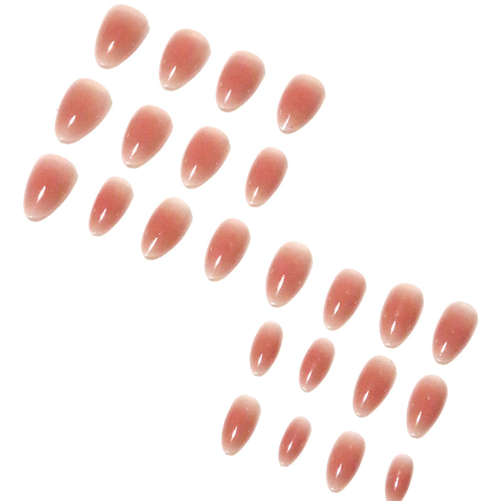 Glänzende Ombre Mandel-förmige Nagelspitzen Karnz