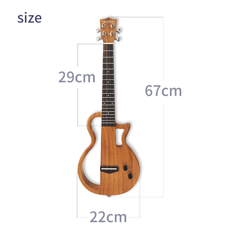 Akustische elektrische Ukulele mit eingebautem Pickup Karnz