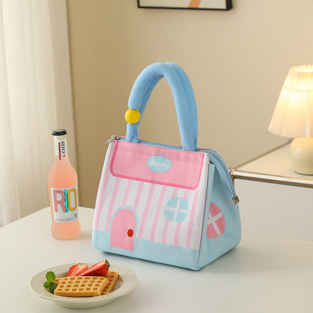 Niedliche hausförmige Lunch Tasche Karnz