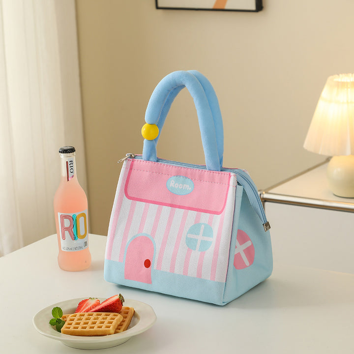 Niedliche hausförmige Lunch Tasche Karnz