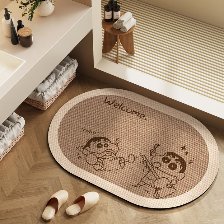 Stylische Badezimmermatte für moderne Innenräume