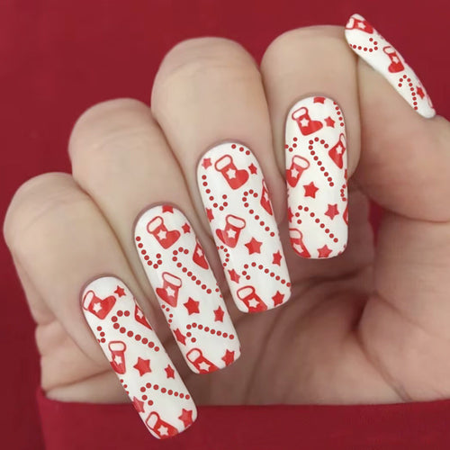 Thematisches Saisonales Nagelkunstdesign Karnz
