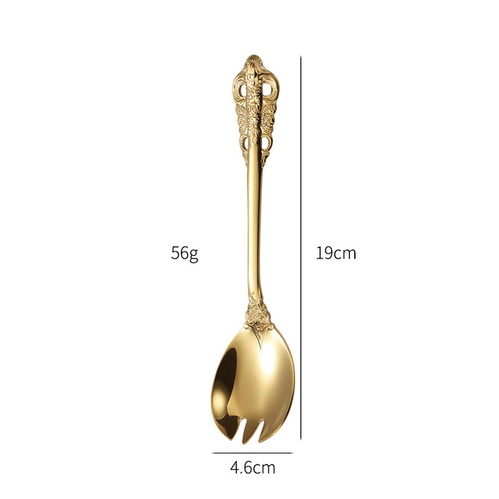 Elegante Fischgabel mit Kunstvollem Griffdesign Karnz