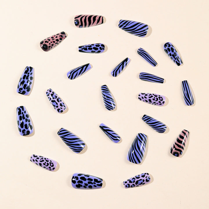 Trendy Tierdruck Nail Art Set Karnz