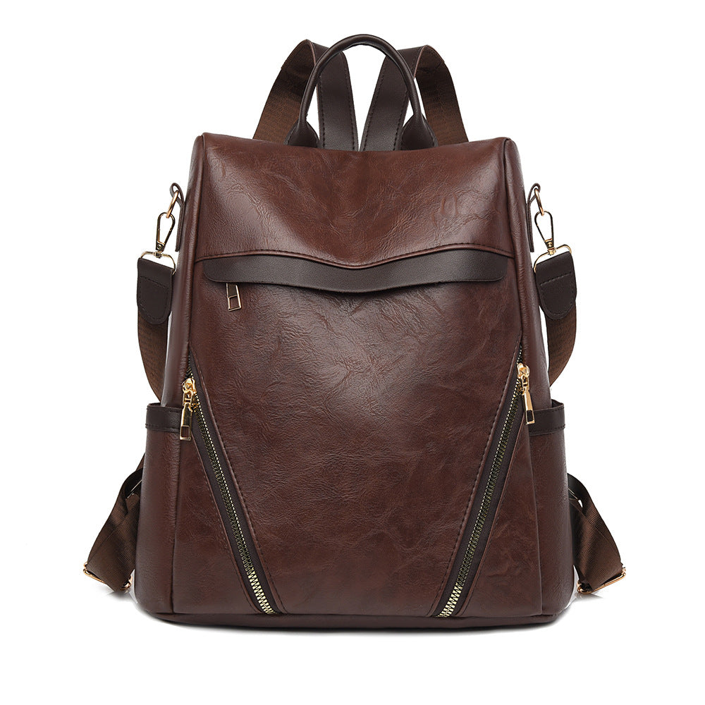 Multifunktionaler Leder Rucksack Karnz