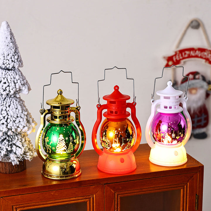 Nostalgische LED Weihnachtslaterne Karnz