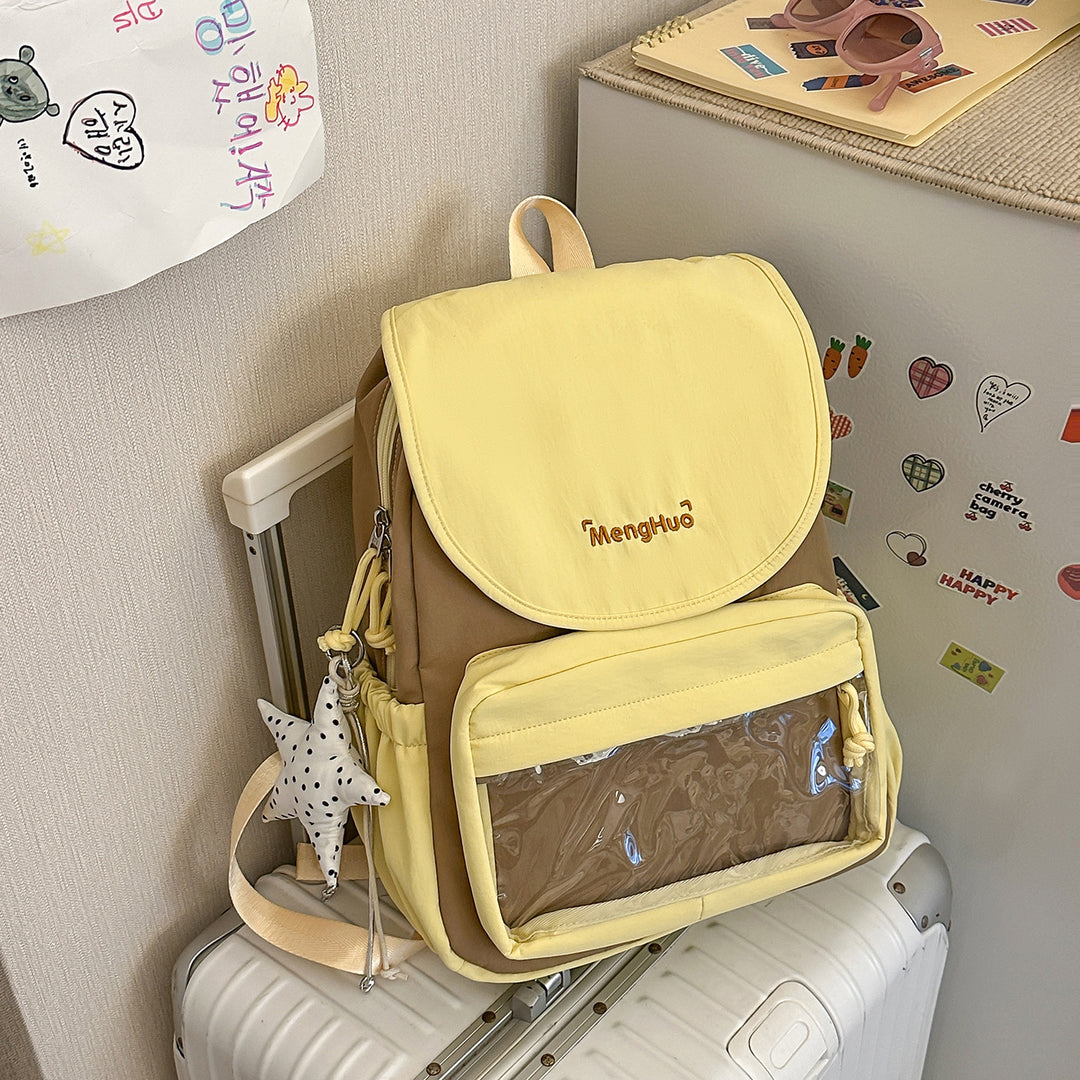 Stylische transparente Utility-Rucksack Karnz